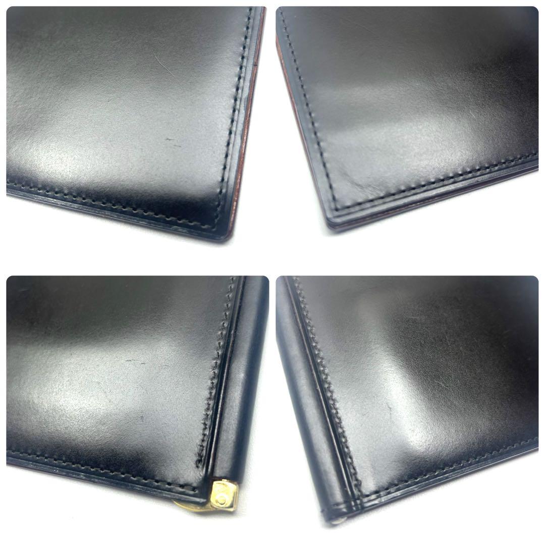 ★極美品★GANZO ガンゾ シンブライドル マネークリップ ２つ折り