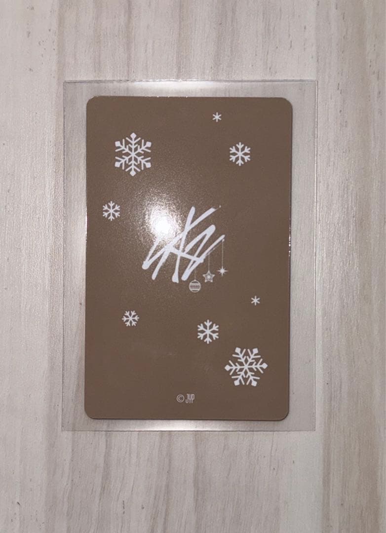 スキズ Xmas POPUP hyunjin 特典 トレカ ヒョンジン