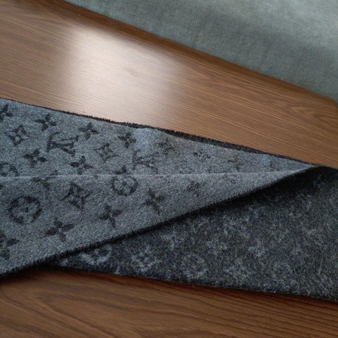 ルイ・ヴィトン　ツートーンカラー　カシミヤマフラー