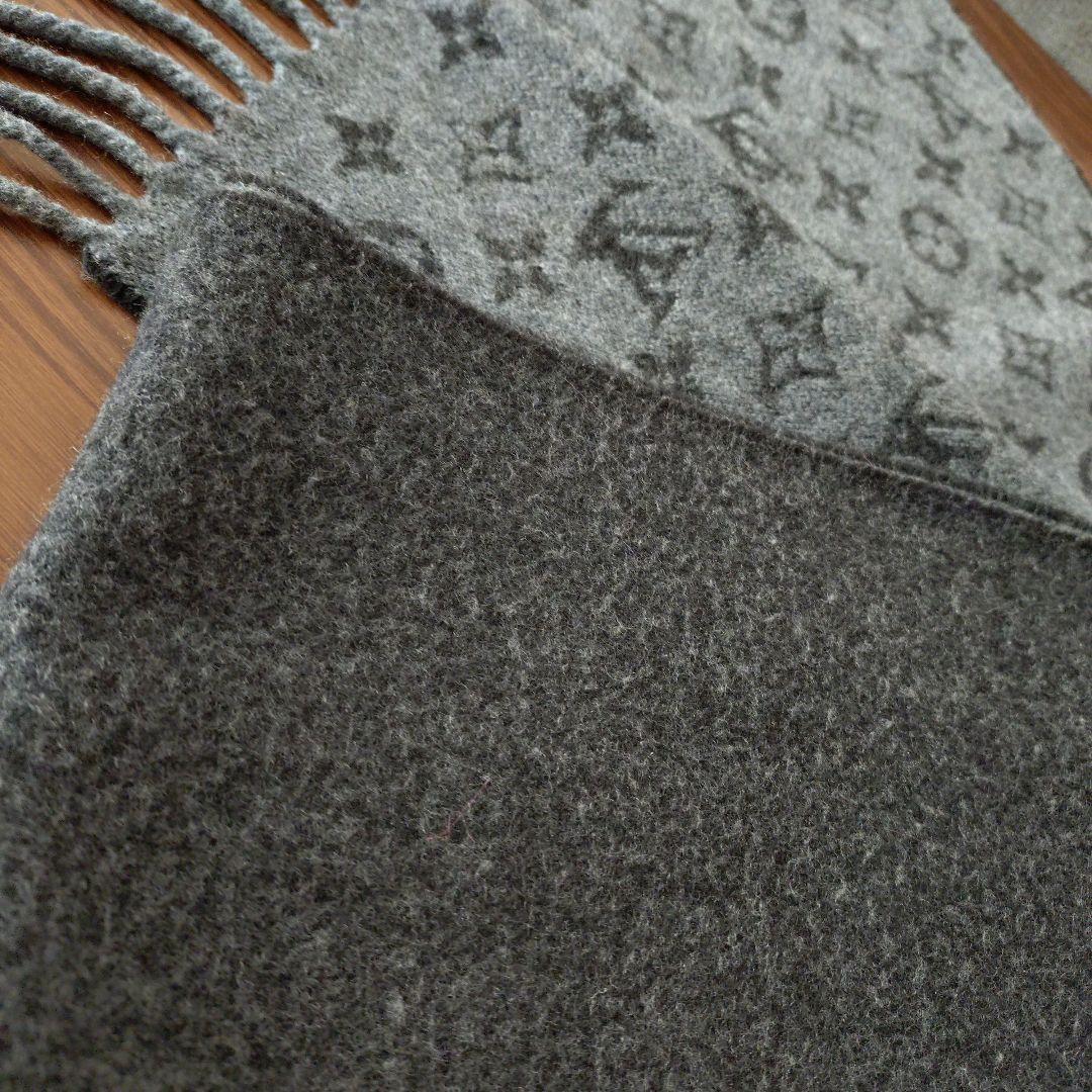 ルイ・ヴィトン　ツートーンカラー　カシミヤマフラー