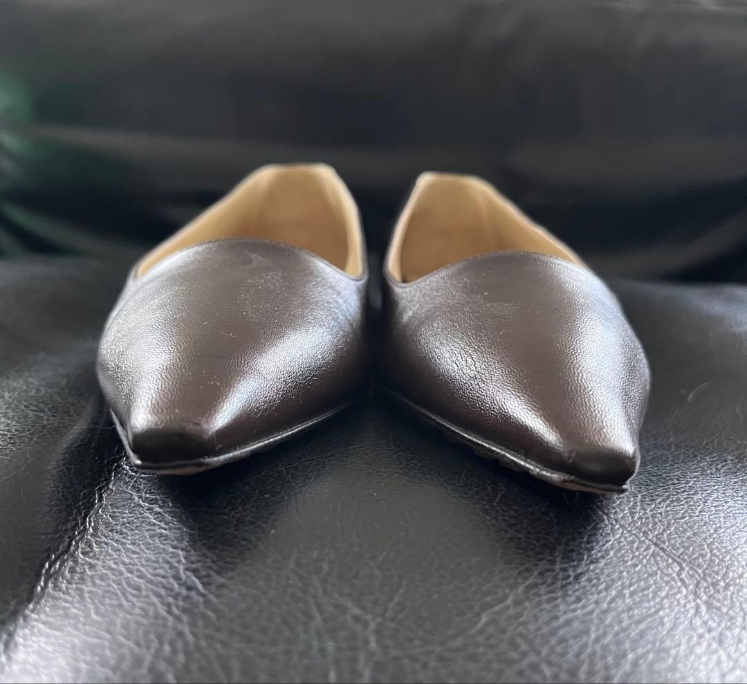 BOTTEGA VENETA ボッテガヴェネタ フラットシューズ ブラウンレザー