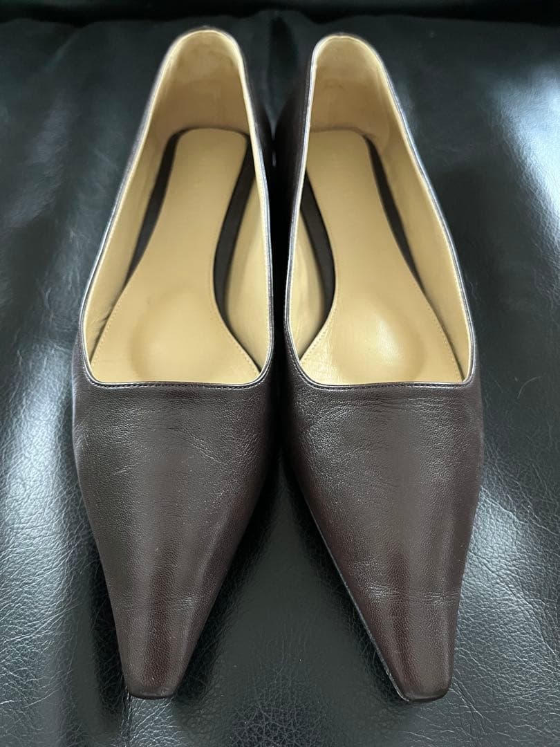 BOTTEGA VENETA ボッテガヴェネタ フラットシューズ ブラウンレザー