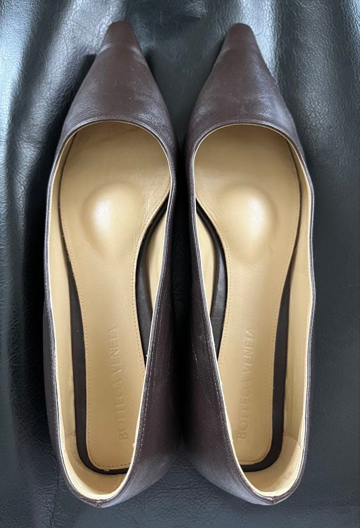 BOTTEGA VENETA ボッテガヴェネタ フラットシューズ ブラウンレザー