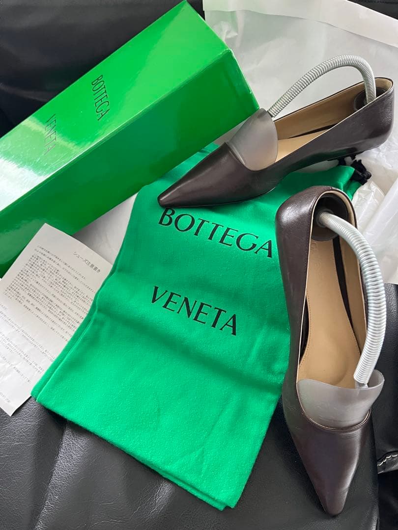 BOTTEGA VENETA ボッテガヴェネタ フラットシューズ ブラウンレザー