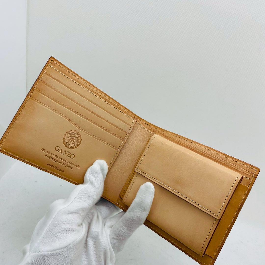 【mh/11.26/40】GANZO ガンゾ 2つ折り財布