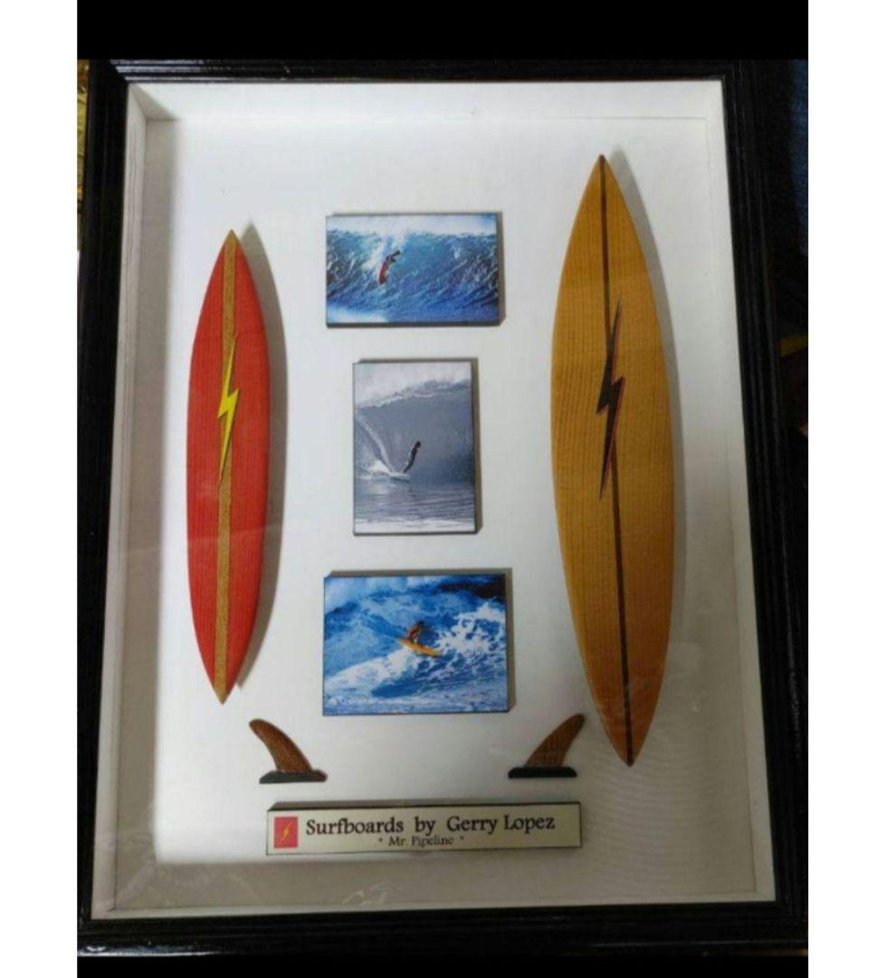 ジェリ－ロペス　額入り　サーフボード