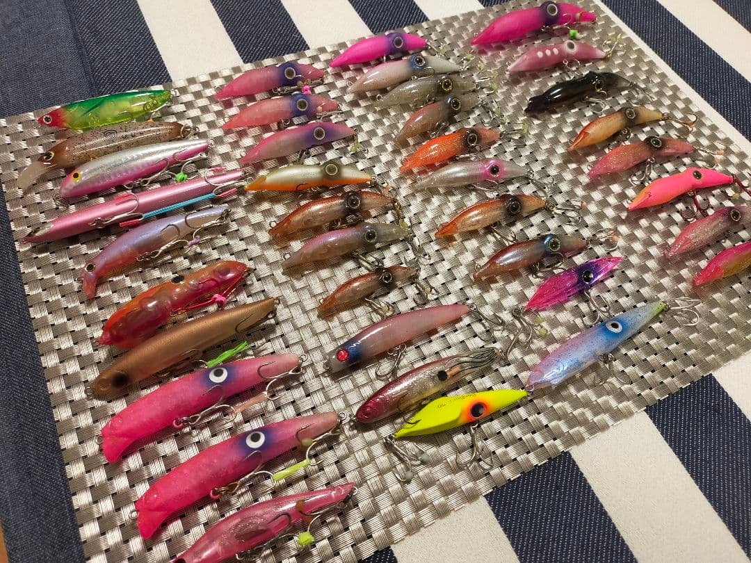 ホタルイカパターン　ルアーセット　ズィークイッド　新月ピンク等