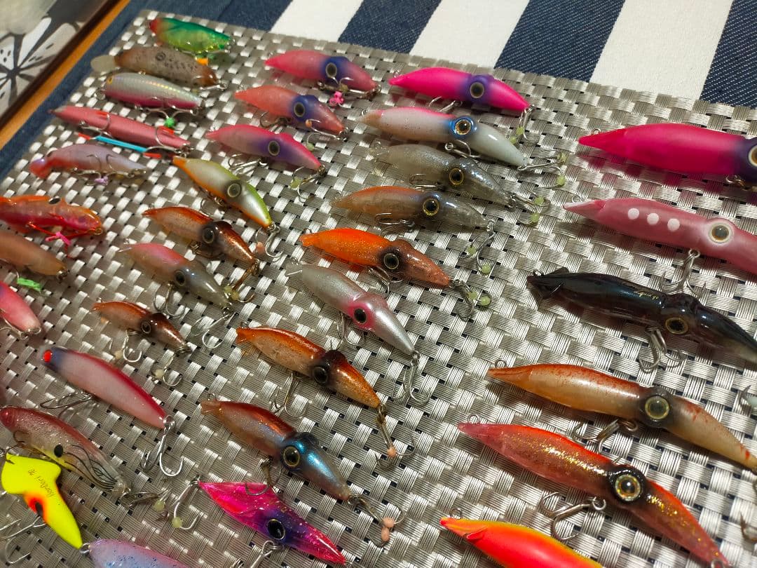 ホタルイカパターン　ルアーセット　ズィークイッド　新月ピンク等