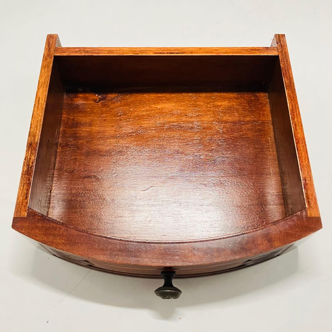 【美品・匿名配送】アンティーク調 猫脚 キャビネット 2段 チェスト コンソール