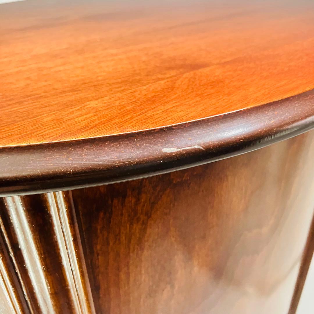 【美品・匿名配送】アンティーク調 猫脚 キャビネット 2段 チェスト コンソール