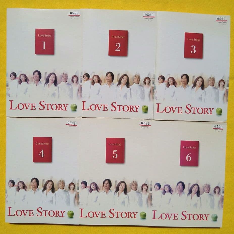 LOVE STORY 中山美穂 DVD 全巻 レンタル落ち　新品ケース