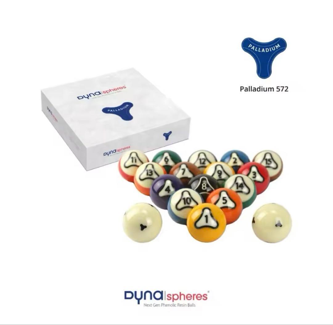 ビリヤード　ダイナスフィア　 PALLADIUMボールセットJPBA公式球