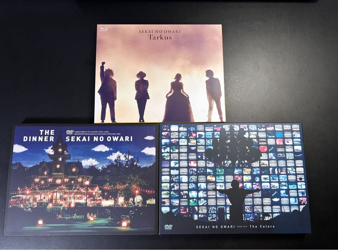 【バラ売り不可】 SEKAI NO OWARI DVD＆Blu-ray3組セット