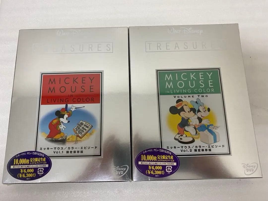 3-2796 ミッキーマウス / カラー・エピソード Vol.1、2 限定保存版