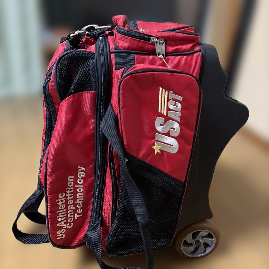 US Athletic ボウリング用バッグ 赤