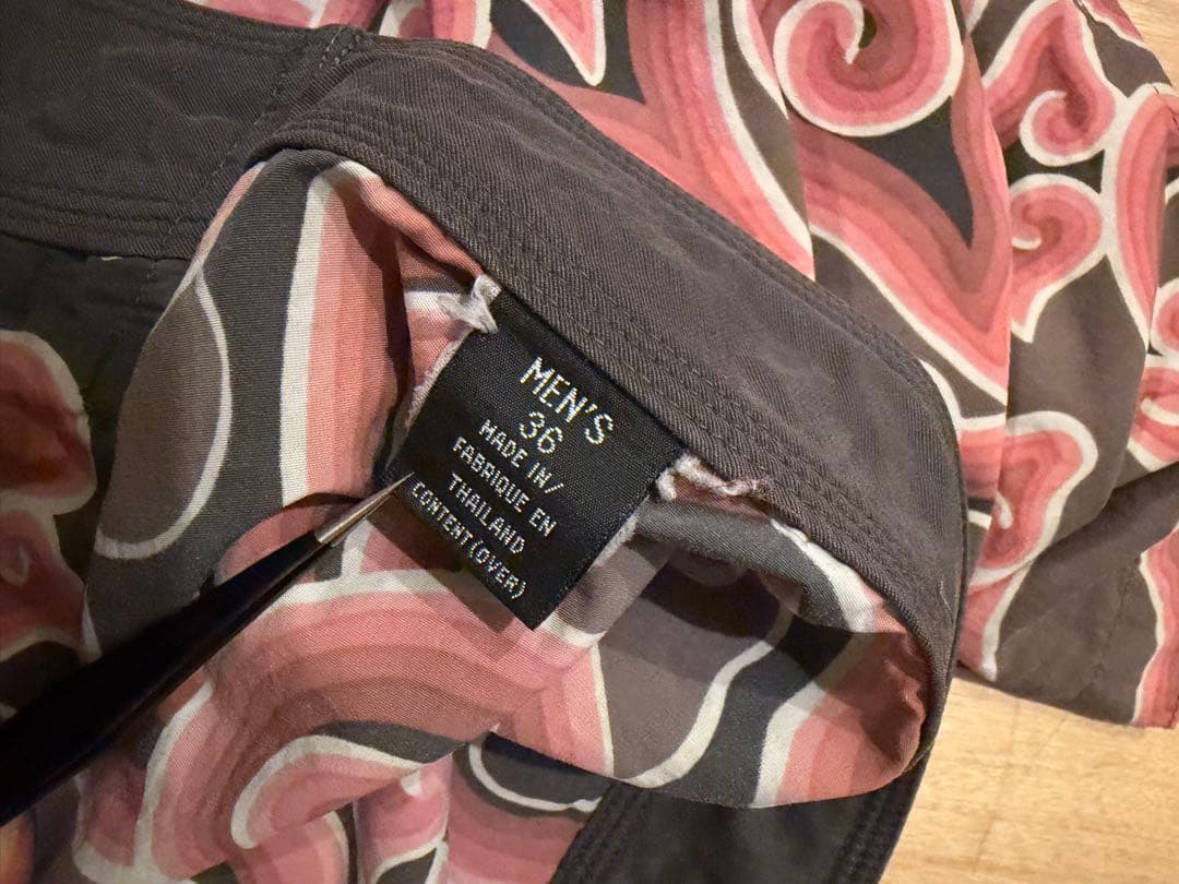 02年 パタゴニア サーフショーツ W36 渦巻 バギーズショーツ ハーフパンツ