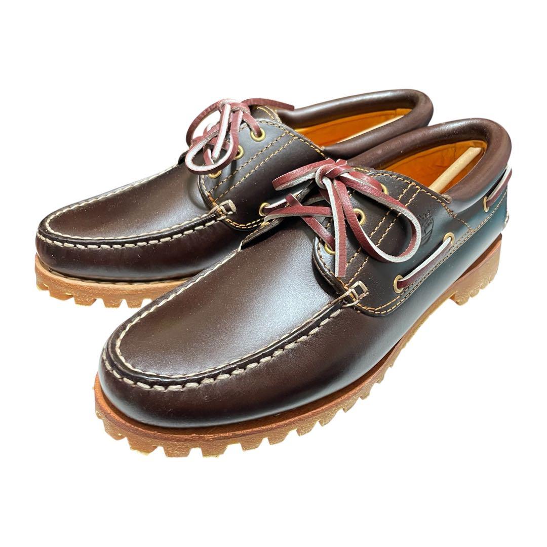 【新品】【未使用】26cm ティンバーランド 3eye モカシン ブラウン