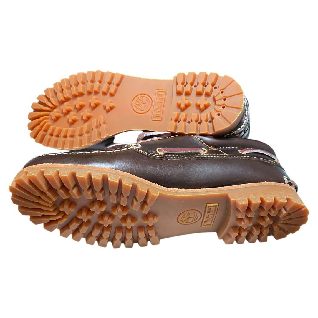 【新品】【未使用】26cm ティンバーランド 3eye モカシン ブラウン