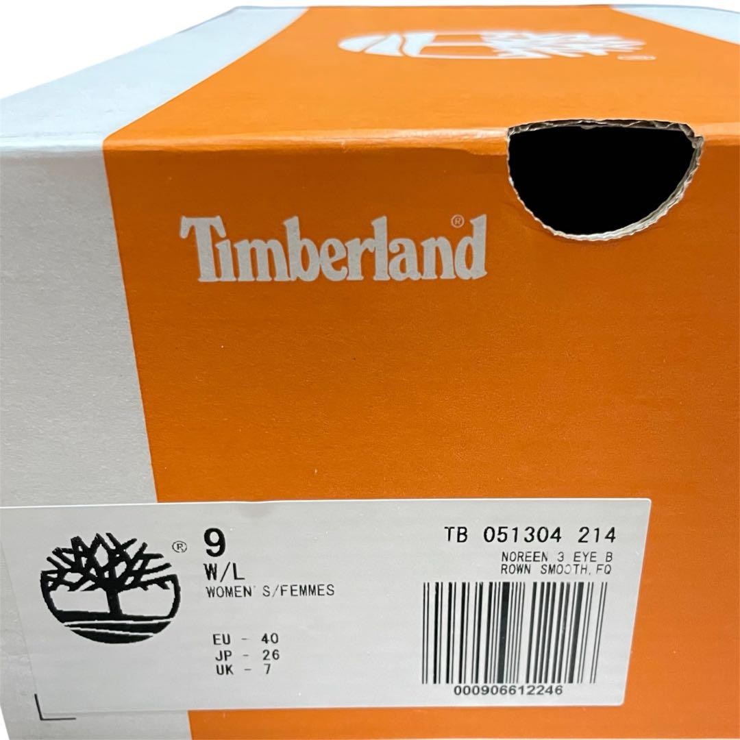 【新品】【未使用】26cm ティンバーランド 3eye モカシン ブラウン