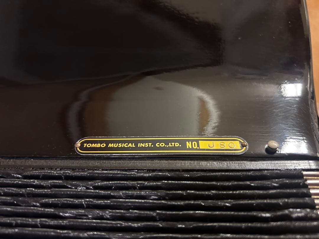 【未使用品】アコーディオン TOMBO J80 J-80 トンボ