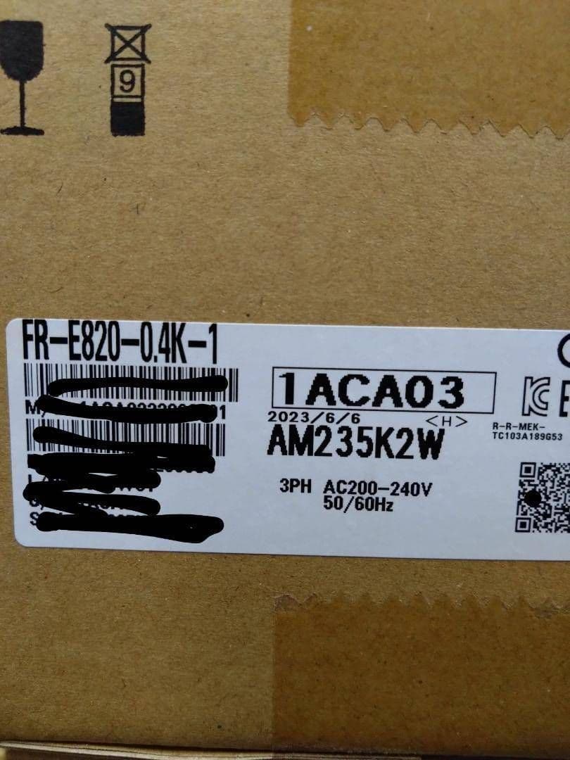 三菱　FR-E820-0.4K-1 ２台セット