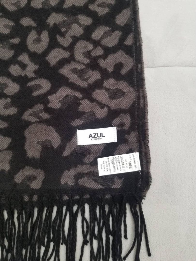 AZUL by moussy ビッグレオパードストール