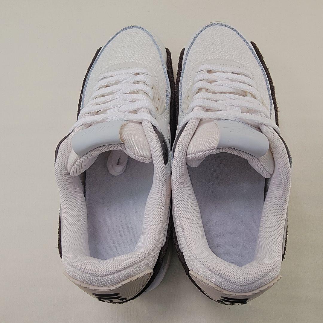 ナイキ ウィメンズ エアマックス90 LV8 ブラウン/タン 白 茶 23cm