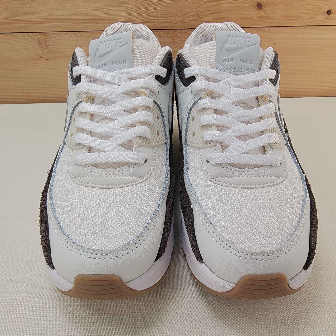 ナイキ ウィメンズ エアマックス90 LV8 ブラウン/タン 白 茶 23cm