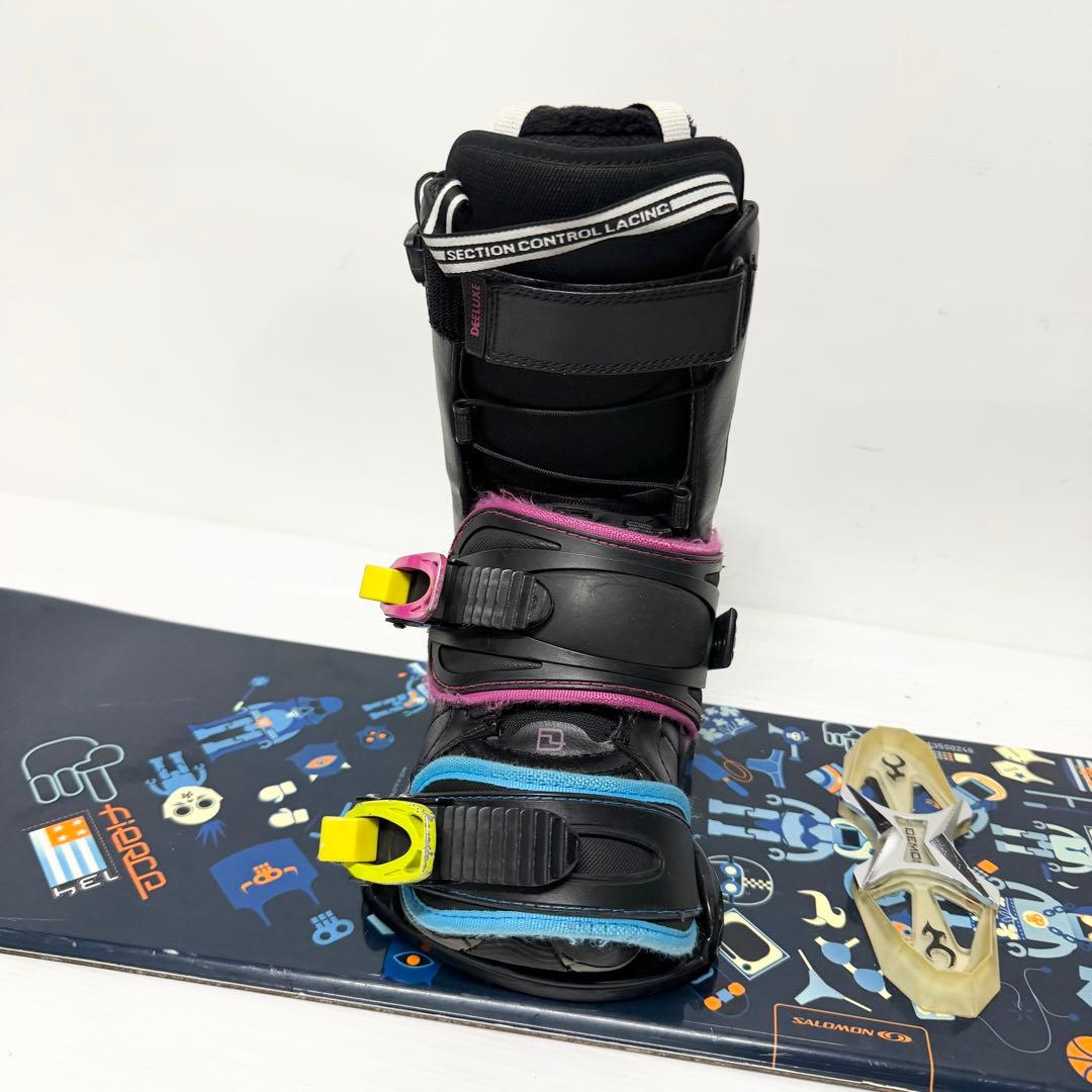 SALOMON レディース　キッズ　スノボセット　サロモン　スノーボード　ブーツ