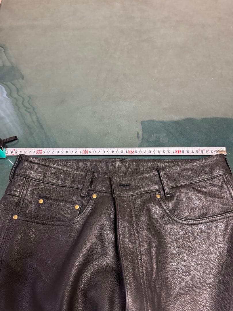 NANKAI革パン、レザー パンツ XL 黒