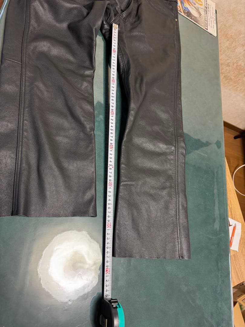 NANKAI革パン、レザー パンツ XL 黒