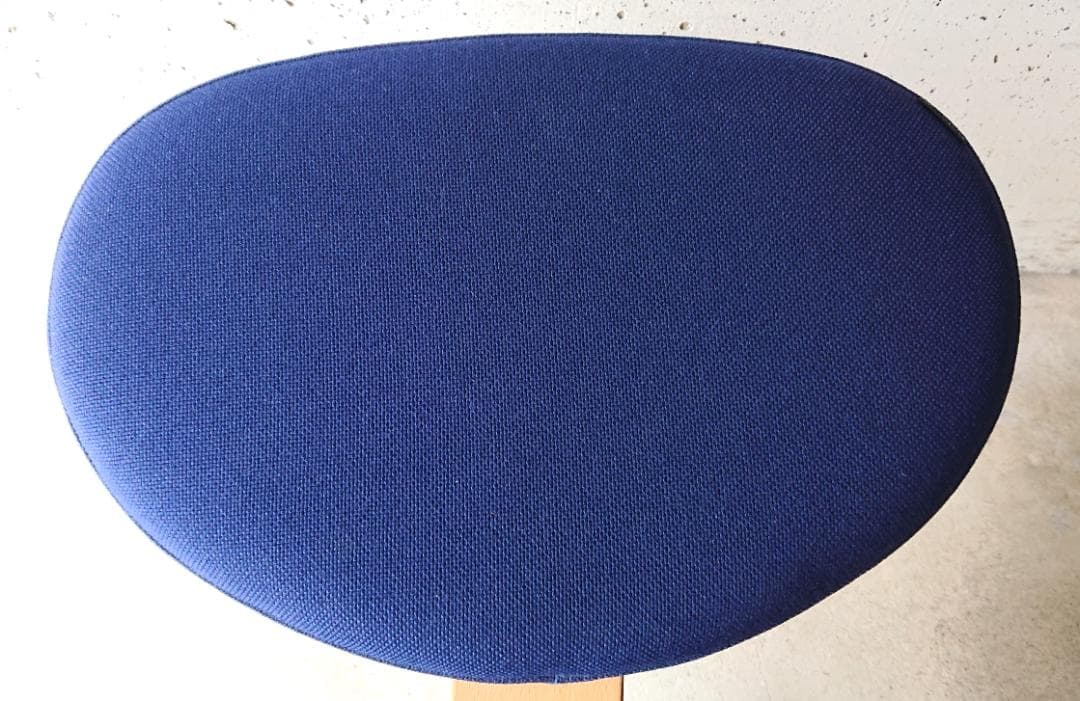 【良品】サカモトハウス バランスチェアイージー 　ブルー