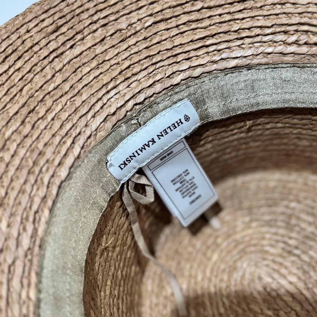 未使用美品★ ヘレンカミンスキー ストローハット Gracie 翁安芸 タキマキ