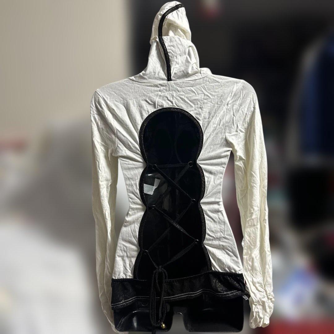 古着　d.i.a. スカルプリント 長袖Tシャツ