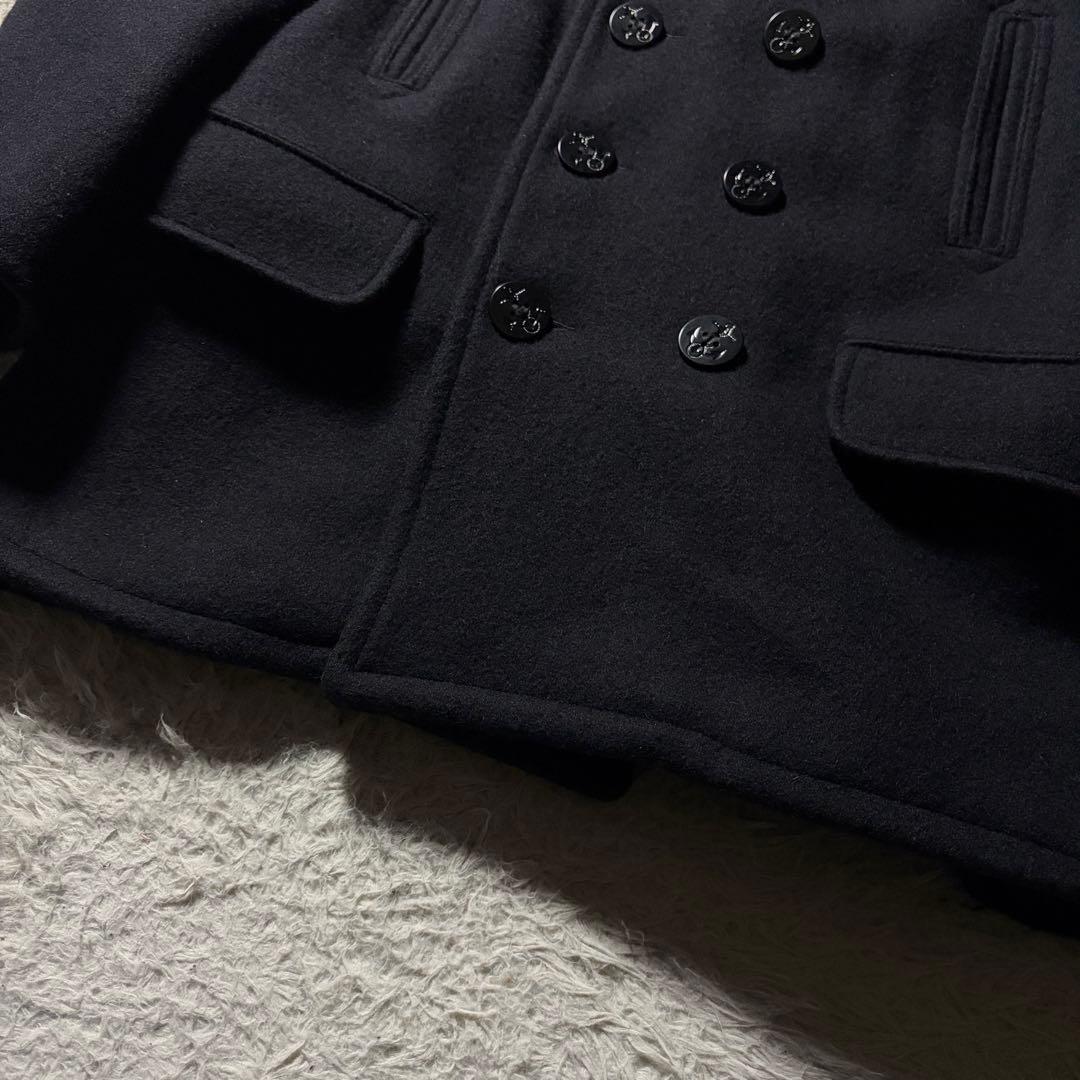 美品■schott ピーコート　782US 7378 ブラック　黒　M