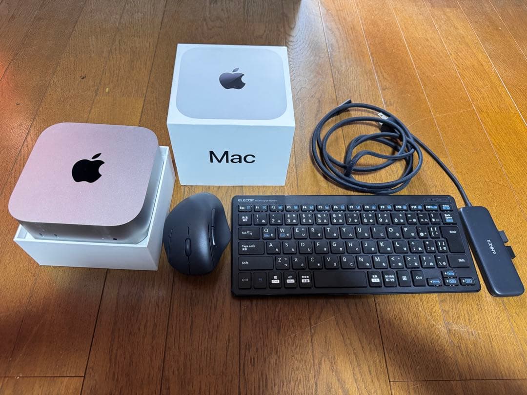 Mac mini M4 16GB 256GB+ キーボード + マウス + ハブ