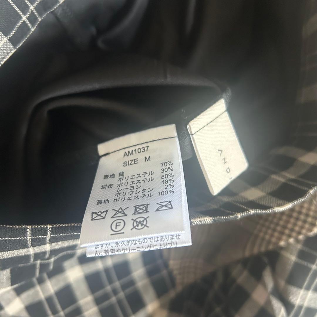 新品未使用 Coco check pleats skirt andmary M
