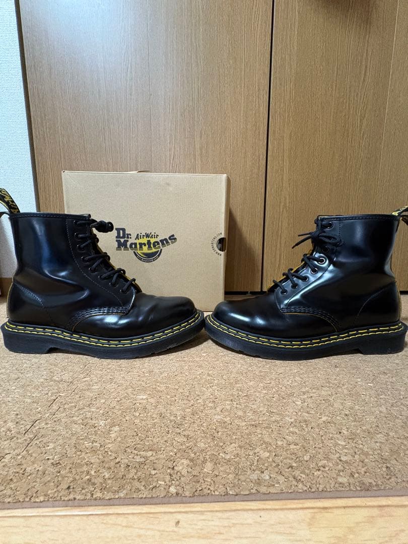 ドクターマーチンDr. Martens 60周年ダブルステッチ 26㎝　茶芯