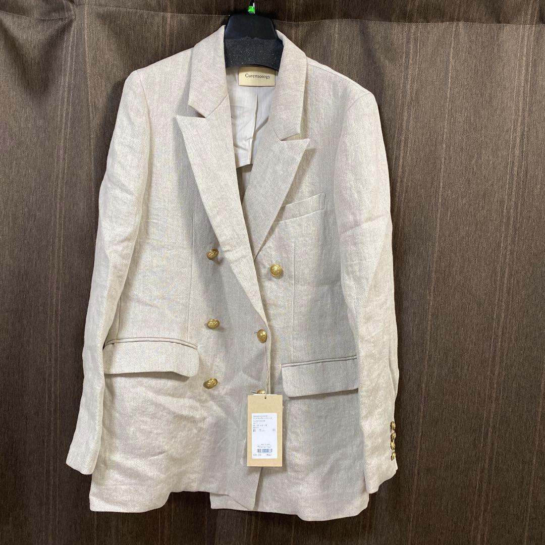 Curensology メタルボタンリネンジャケット