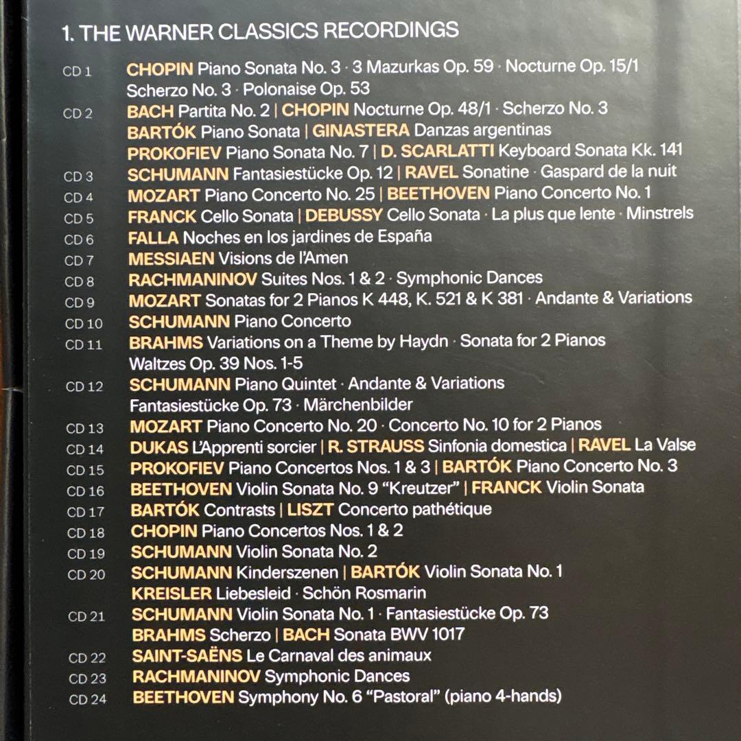 46CD アルゲリッチ　ワーナー・クラシックス・エディション