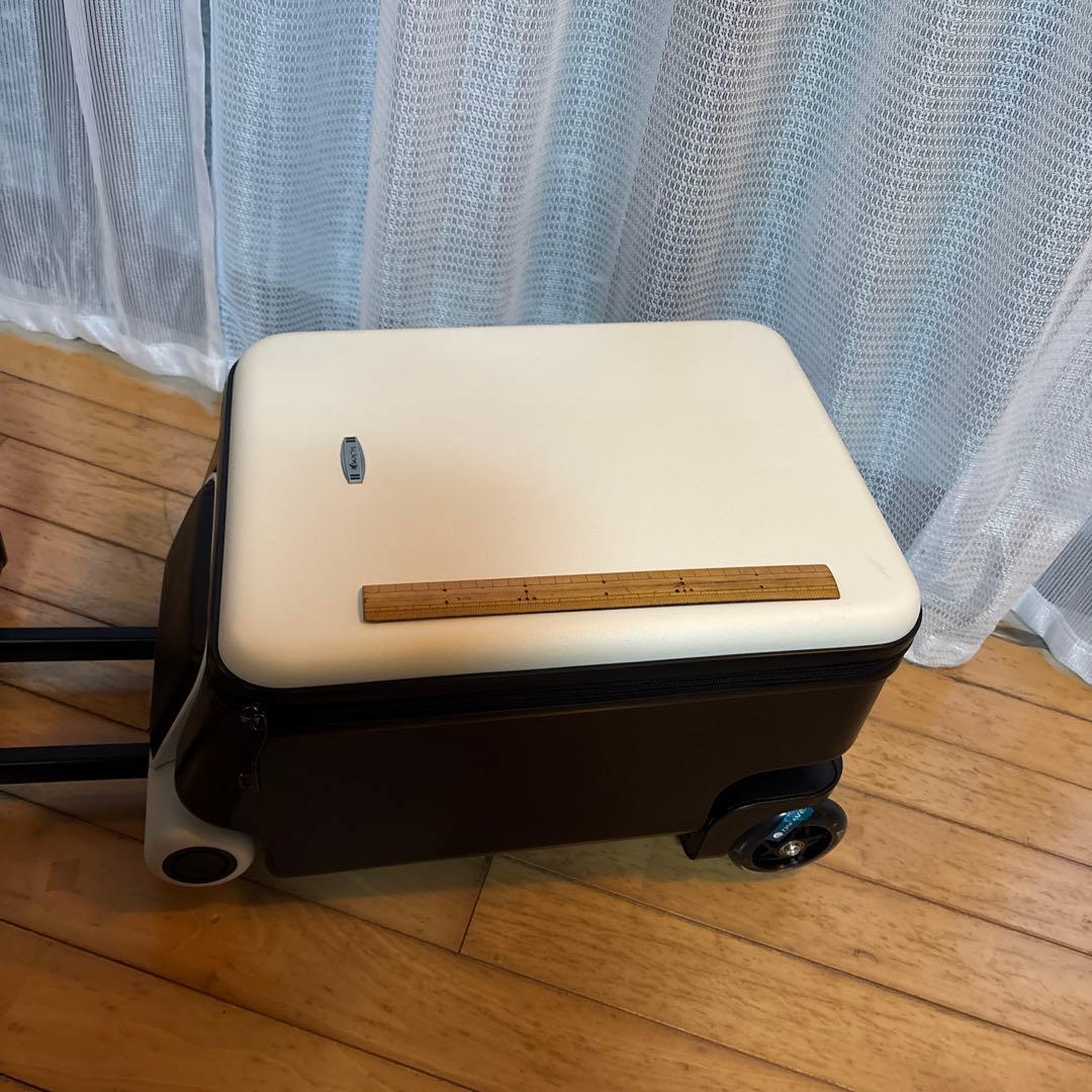 ホワイト/ブラック キャリーケース