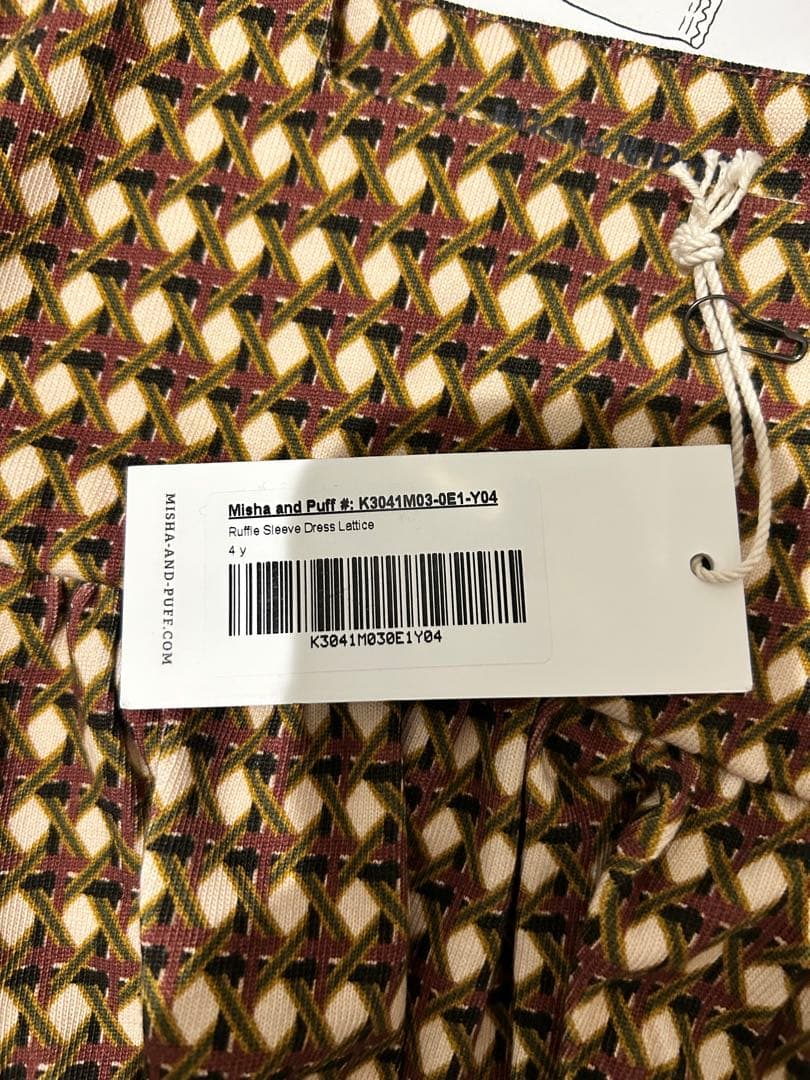 ワンピース misha&puff Ruffle Sleeve Dress Lattice4y