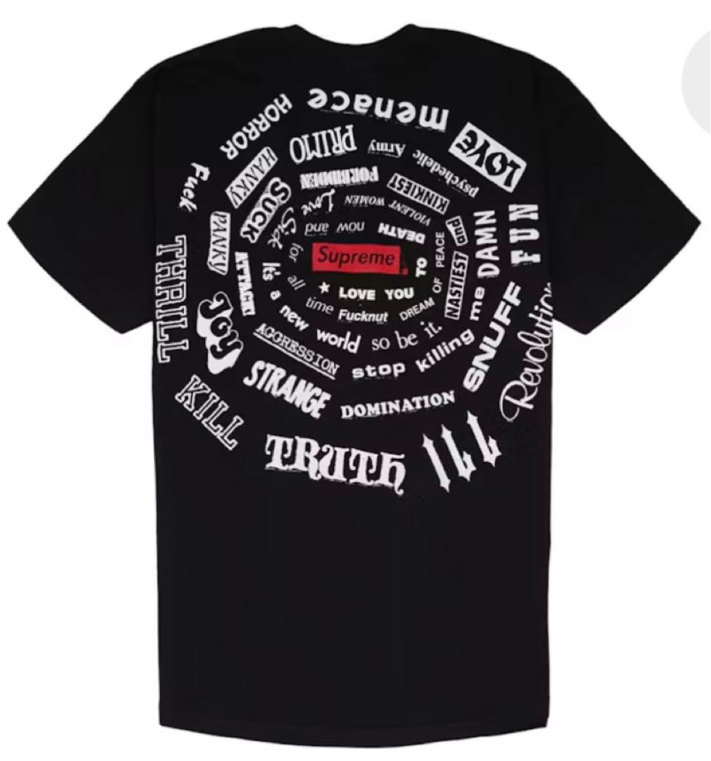 極美品Supreme Spiral Tee \