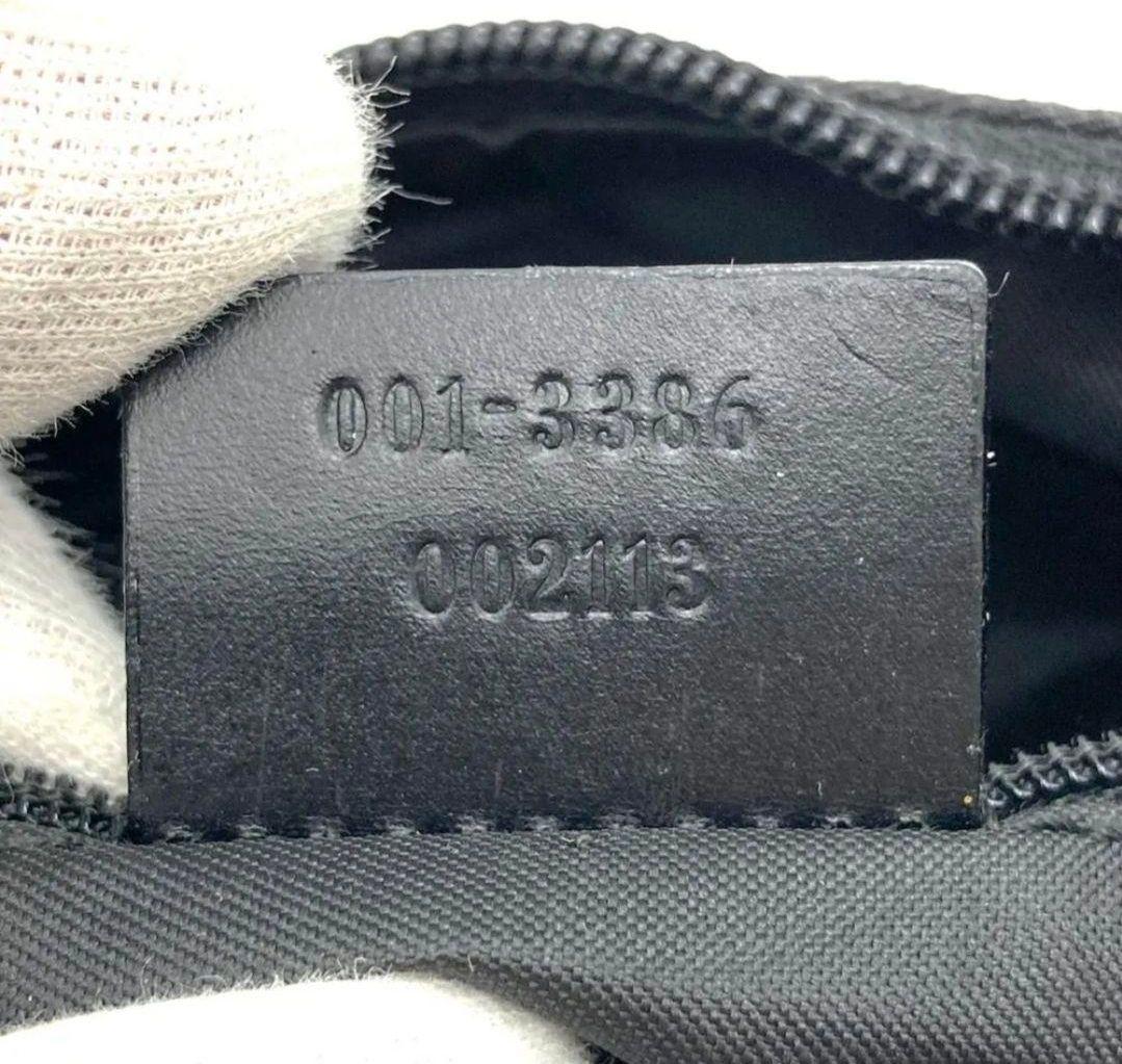 GUCCI0013386ワンショルダーバ ッググGGキャンバスブラック