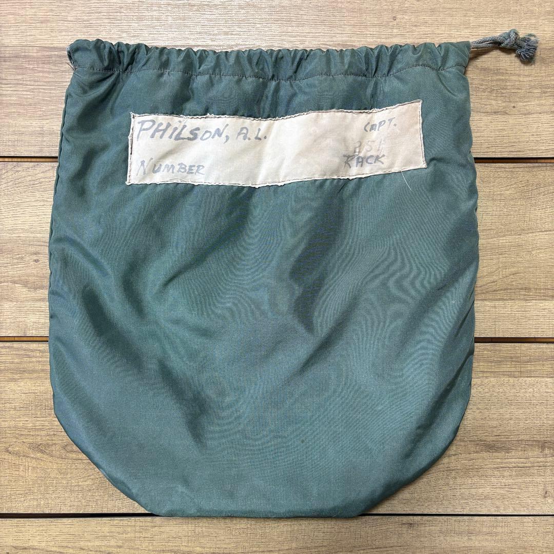 【レア】 USAF 60s ヘルメットバッグ 2nd ナイロン デカラベル付き