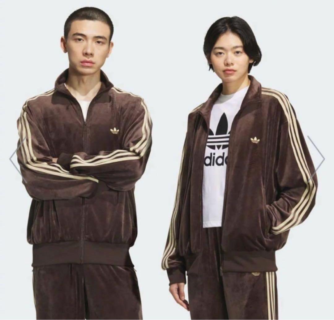 adidas ファイヤーバードトラックジャケット　ベロア originals