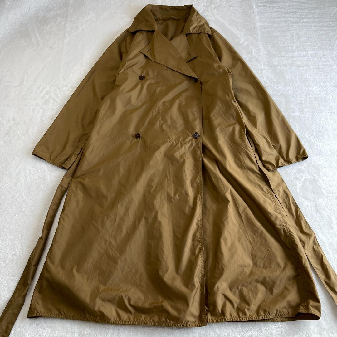 45R　ナイロントレンチコート　カーキ　ベージュ