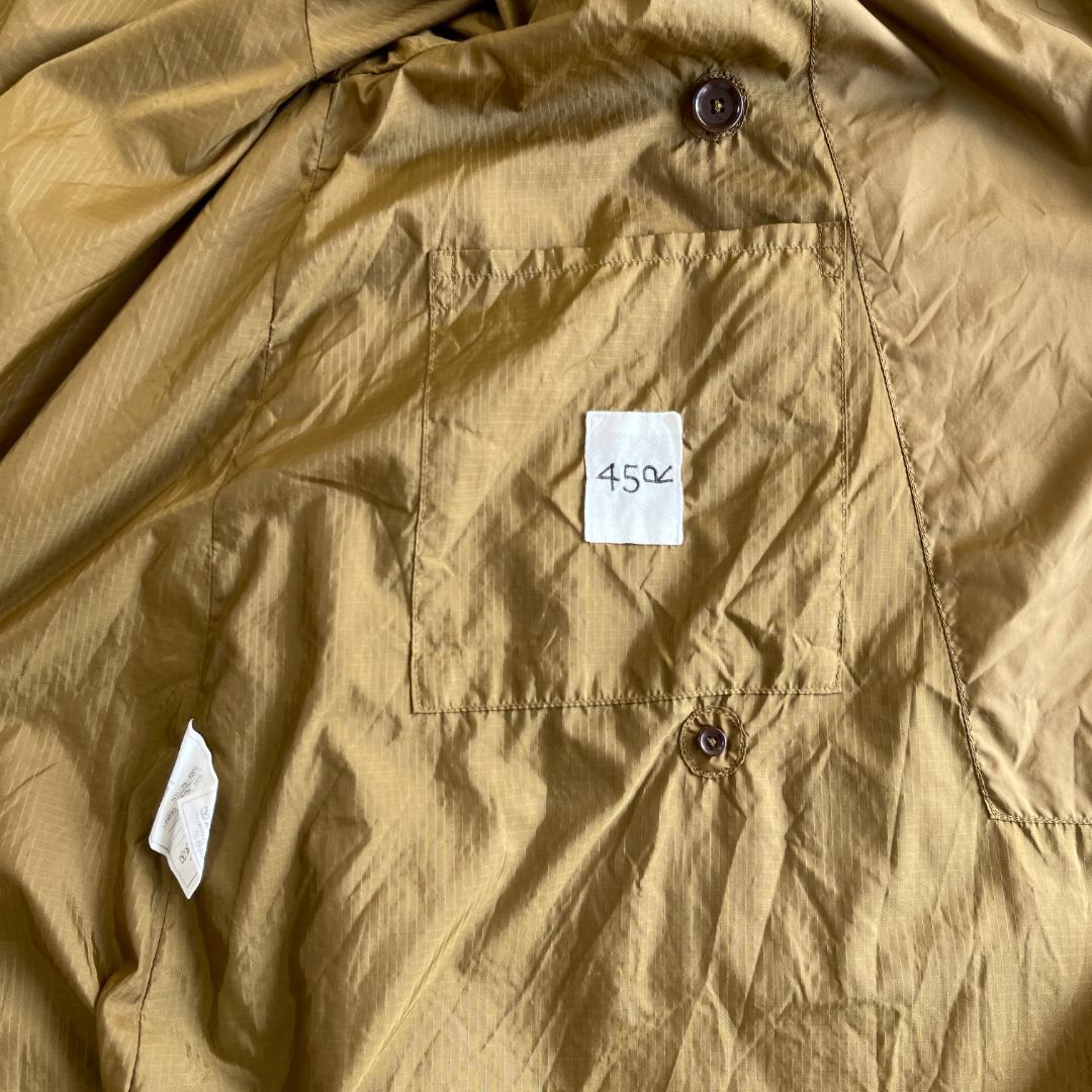 45R　ナイロントレンチコート　カーキ　ベージュ