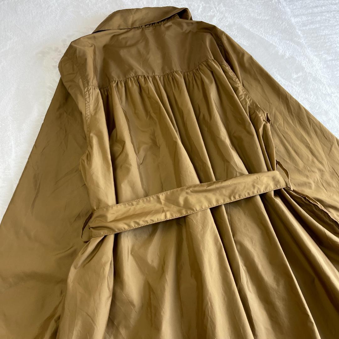 45R　ナイロントレンチコート　カーキ　ベージュ