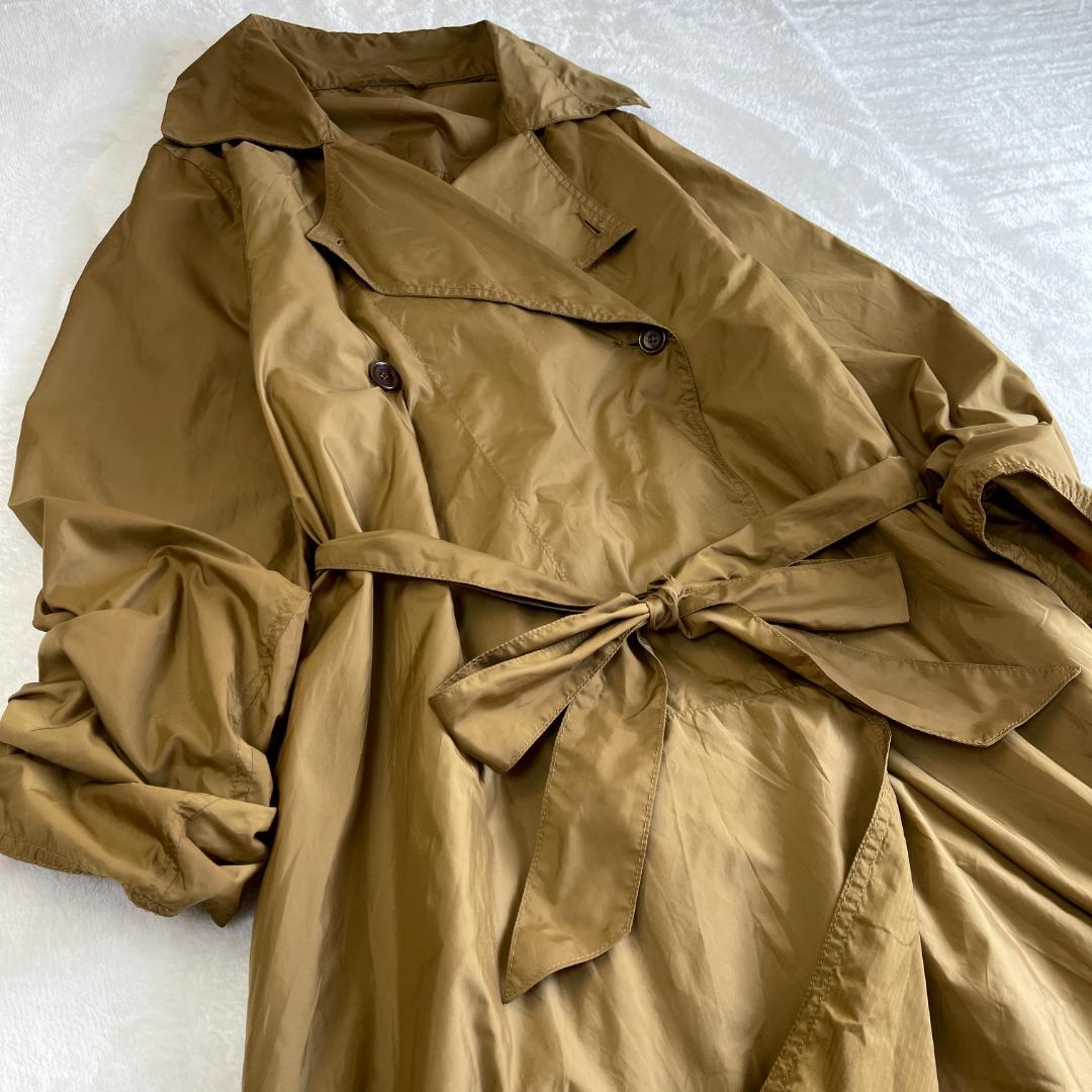 45R　ナイロントレンチコート　カーキ　ベージュ